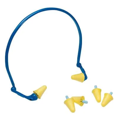 3M™ E-A-Rflex Hearing Protector with Foam Tips, Foam, Blue/Yellow, Banded, 350-1001