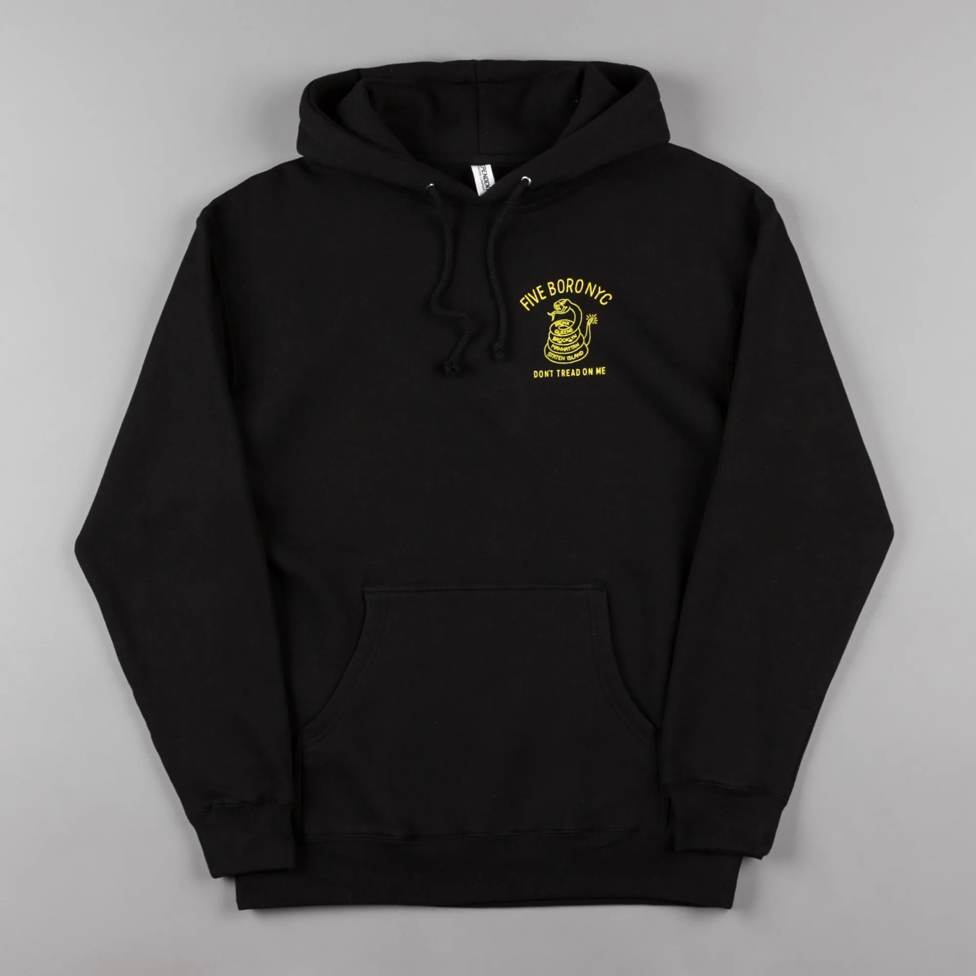 5Boro Don't Tread Hooded Sweatshirt - Black