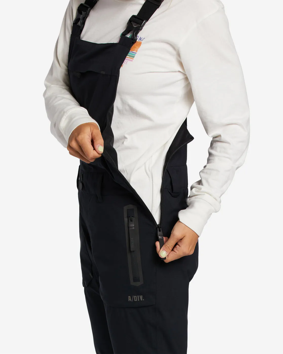 A/Div Drifter Stx 45K Shell Bib Snow Pants - Black