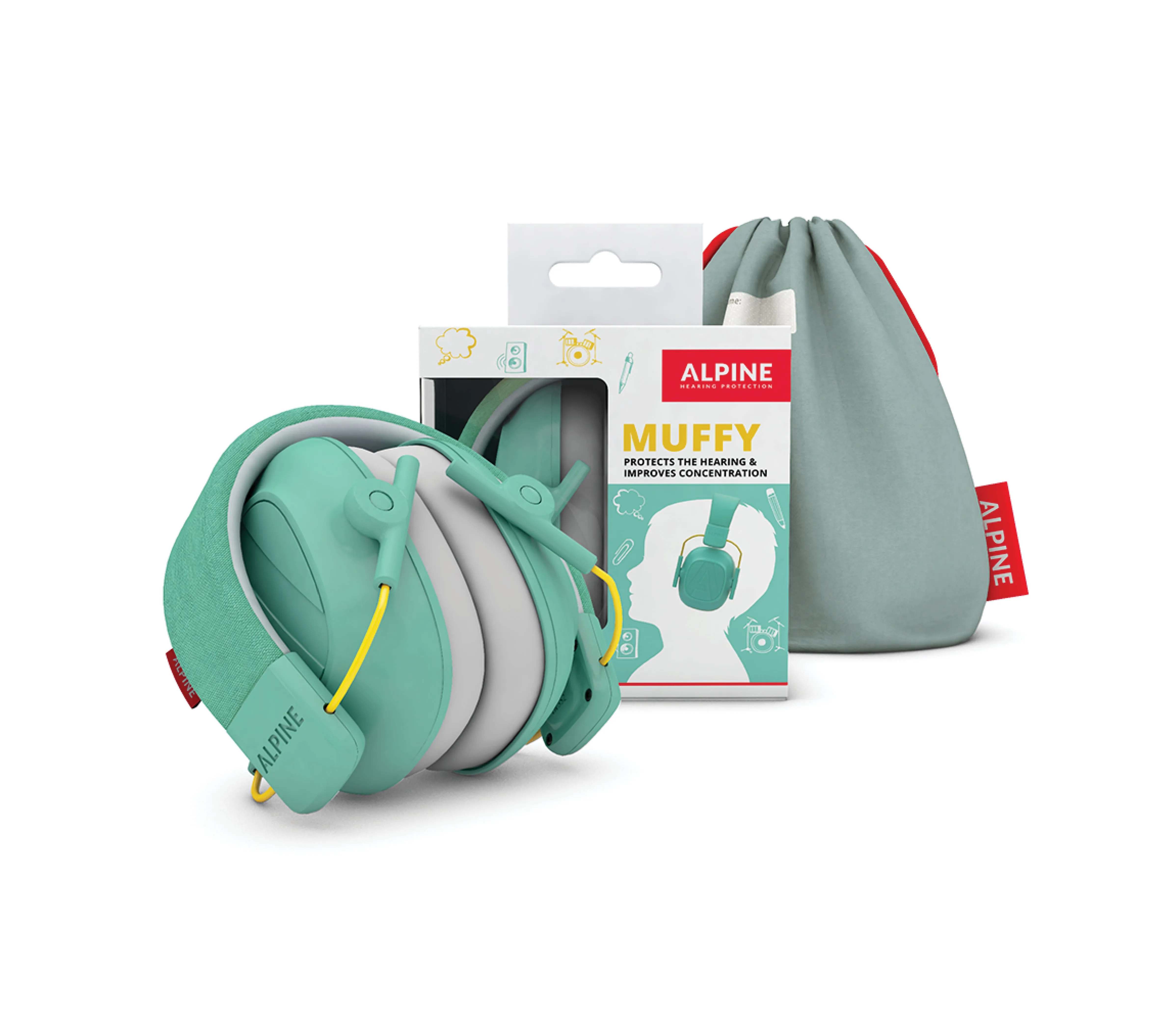 ALPINE Earmuffy For Kids - Mint