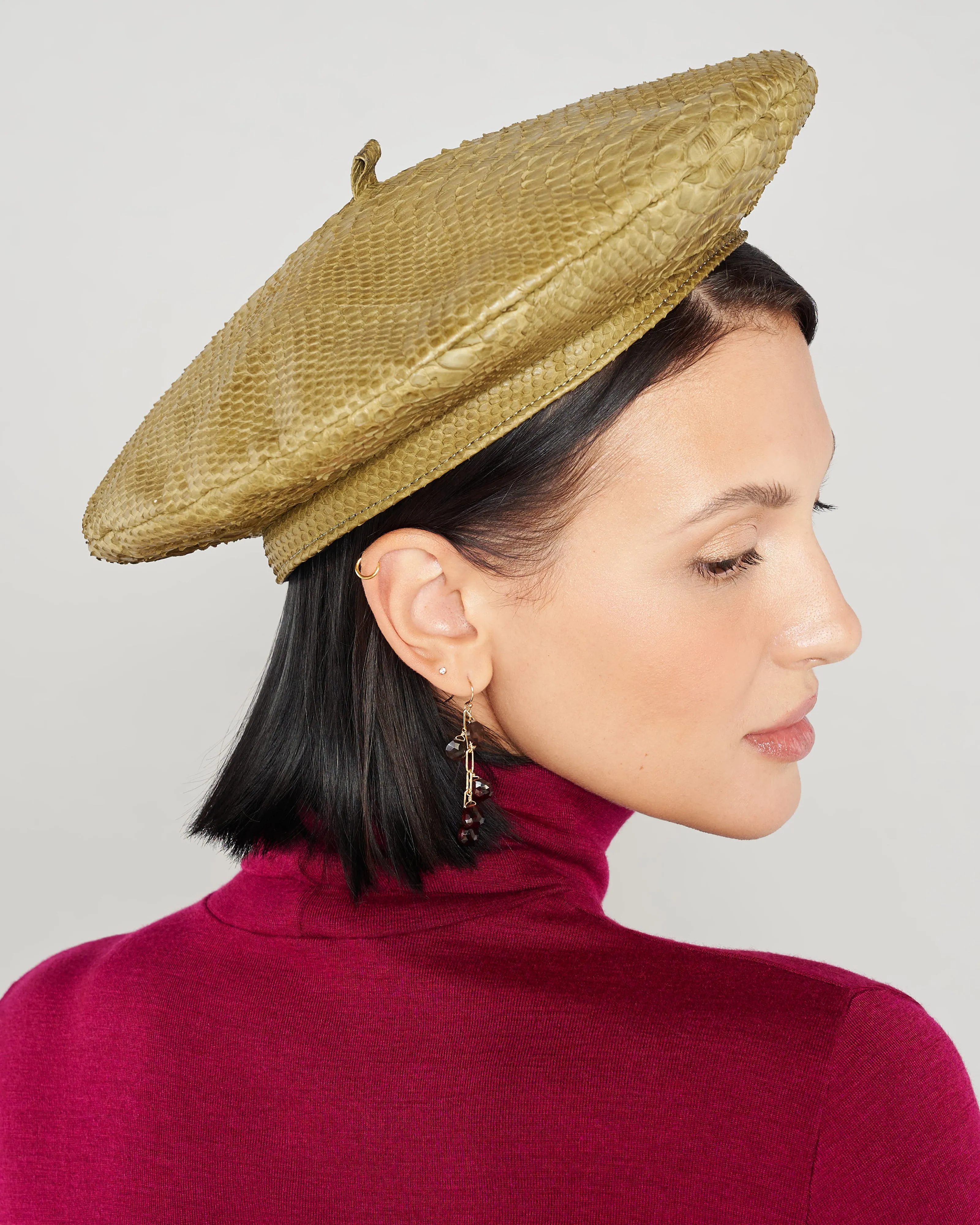 Barbados Olive Beret