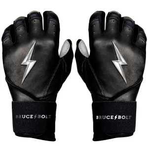 Bruce Bolt Youth Premium Pro Long Cuff Chrome Series Pair of Batting Gloves