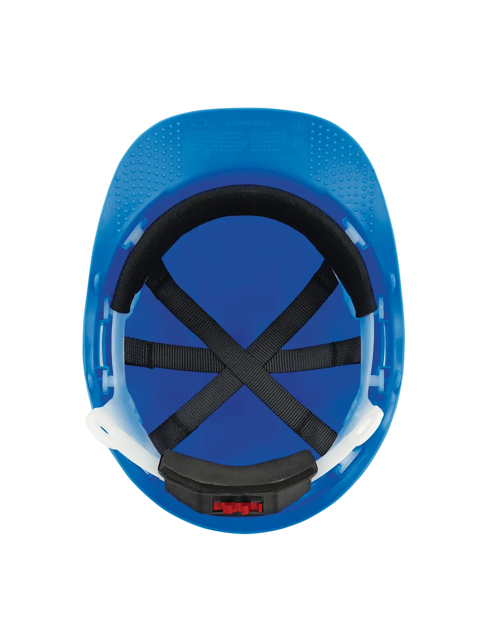 Bullhead Safety™ Head Protection Blue Vented Cap Style Hard Hat with Six-Point Ratchet Suspension - HH-C3-B