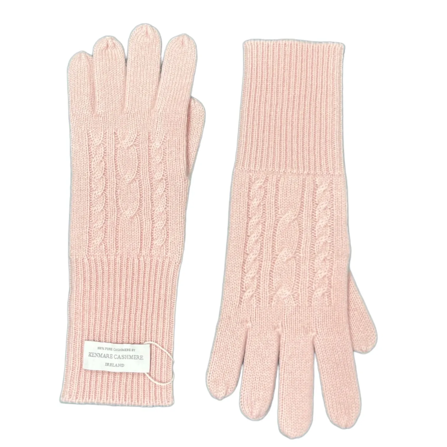 Cashmere Gloves in Baby Pink