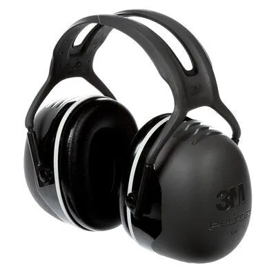 Clearance ..Open Box..3M PELTOR X5A Earmuffs Over-The-Head 31dB Black. Each