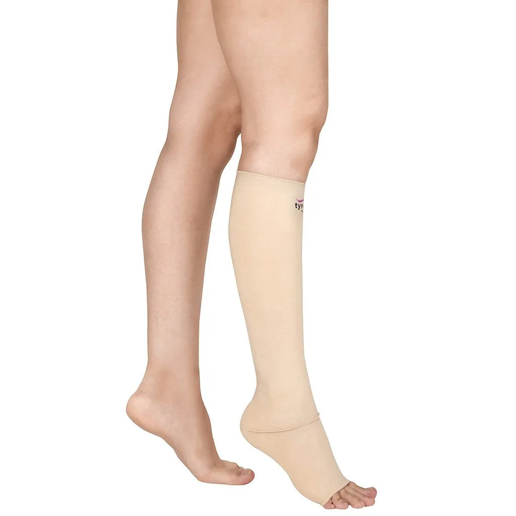 Compression Stocking Leg Below Knee Open Toe (Pair)