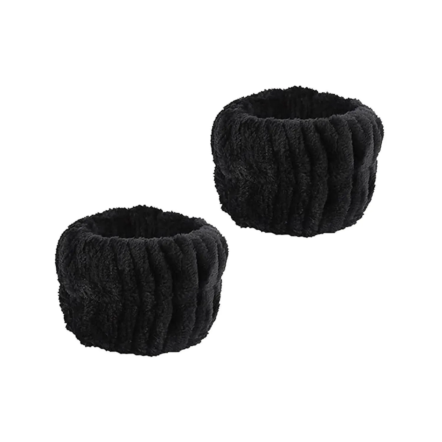 Coral Fleece Headband Set: Stylish Waterproof Hair Accessories