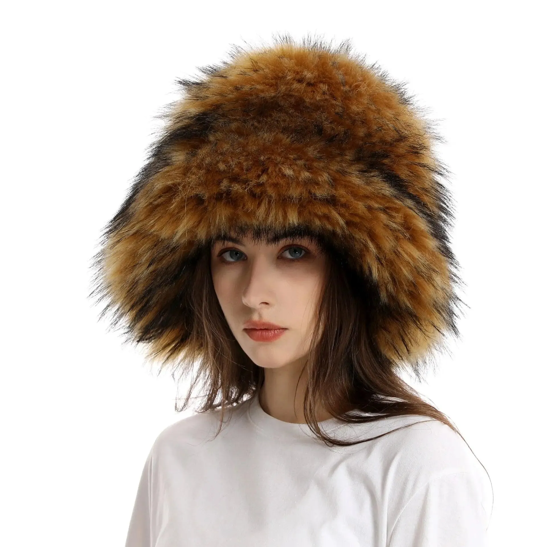 Cozy Crave Faux Fur Runway Hat