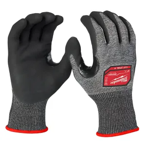 Cut Level 5 High-Dexterity Nitrile Dipped Gloves - L