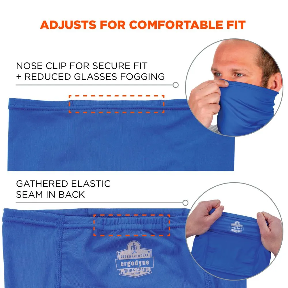 Ergodyne 42134 #6483 L/XL Blue Cooling Neck Gaiter Bandana Pocket