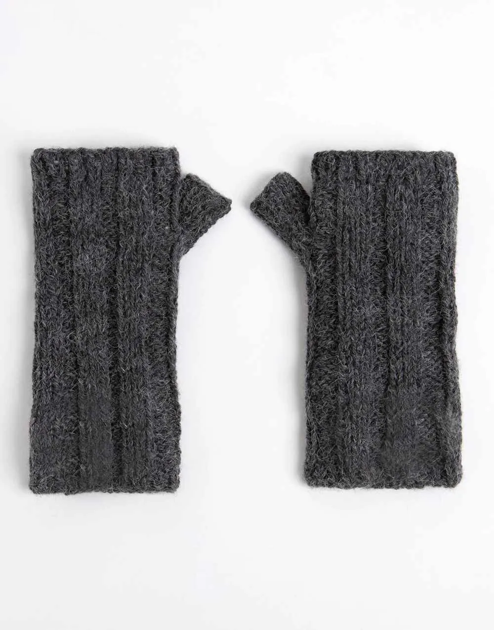 Fingerless Alpaca Gloves Knitting Kit, Wool Couture