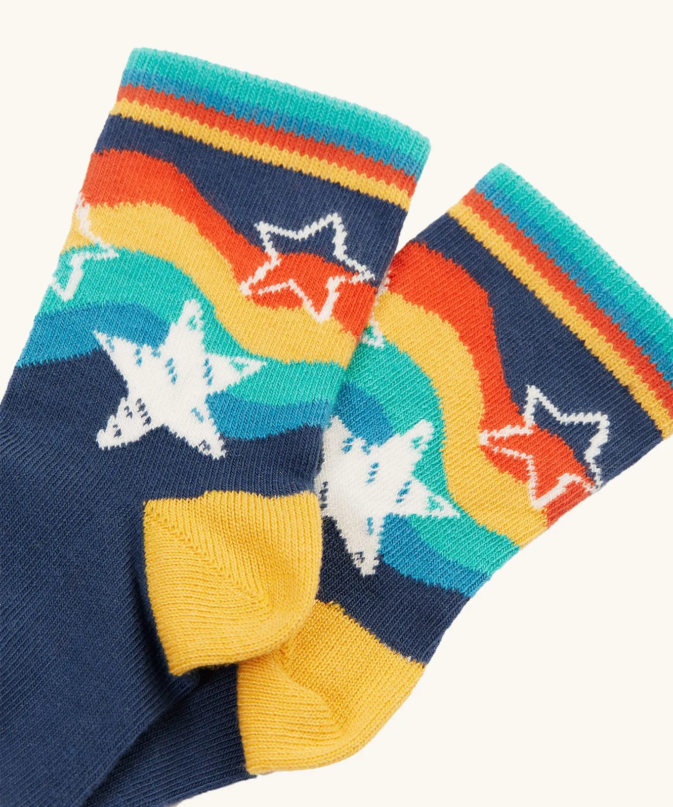 Frugi Little Socks - Stars 2 Pack