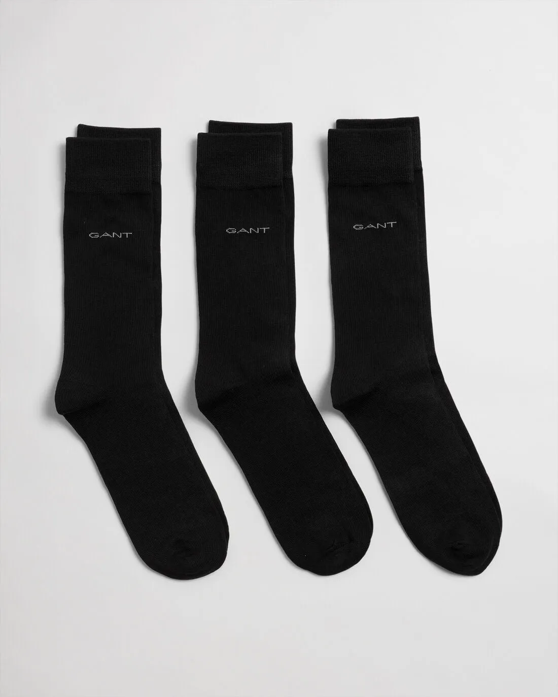 GANT - 3 Pack Soft Cotton Sock, Black