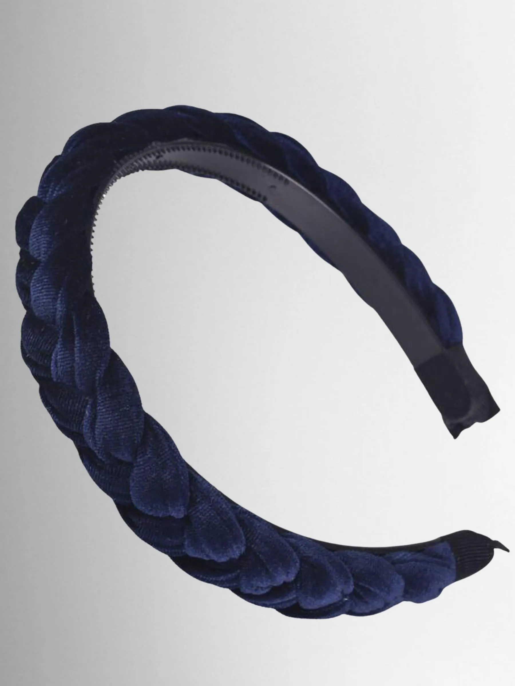 Girls and Women's Velvet Braided Headband