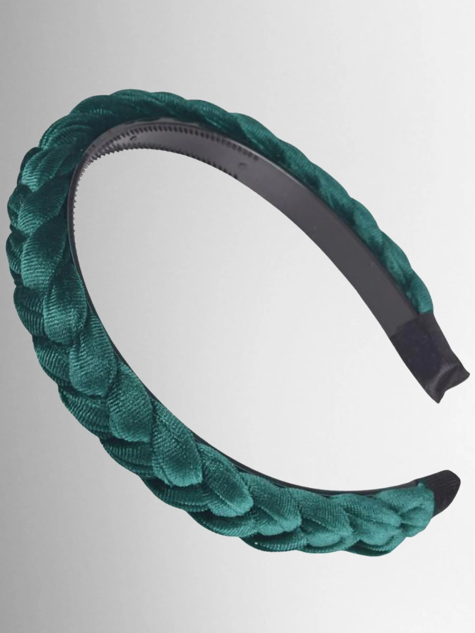 Girls and Women's Velvet Braided Headband