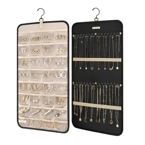 Hook Type Hanging Anti-Tangle Necklace Jewelry Organizer