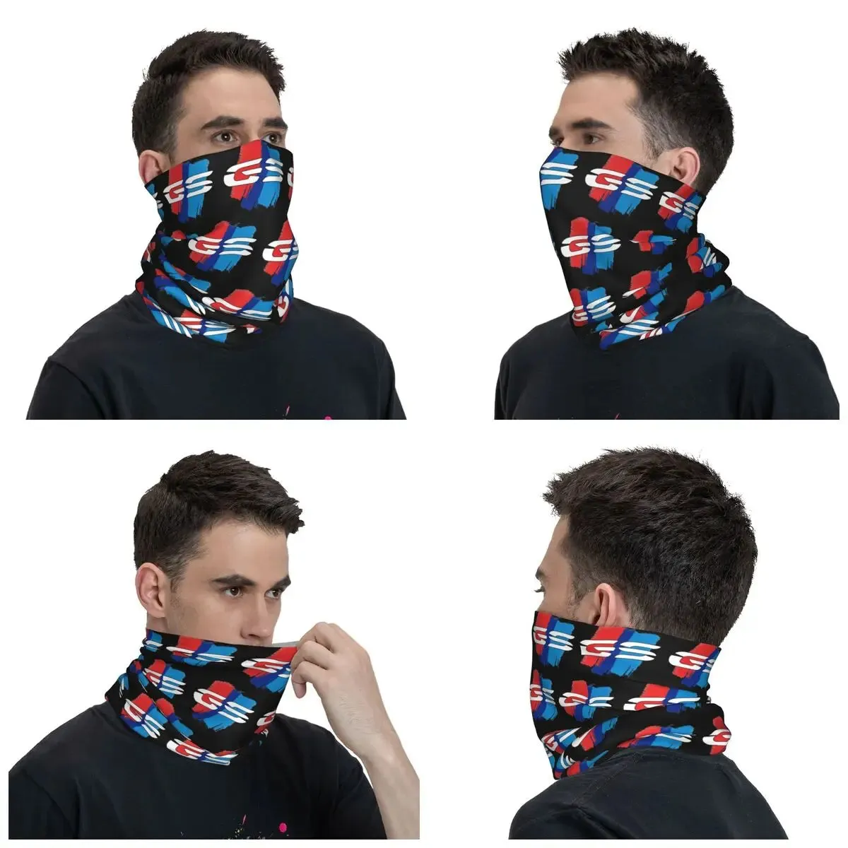 Men Women GS Motor Racing Bandana Merch Neck Cover Printed Magic Scarf Warm Headband For Fishing Suit for All Season