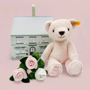 My First Steiff New Baby Gift Box, Pink