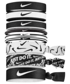 Nike Women's Mixed Hairbands 9 Pack Black/White