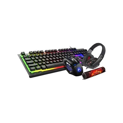 POWER TOP compo 4 in 1 ( Headset   Mouse   Keyboard   Mouse Pad )