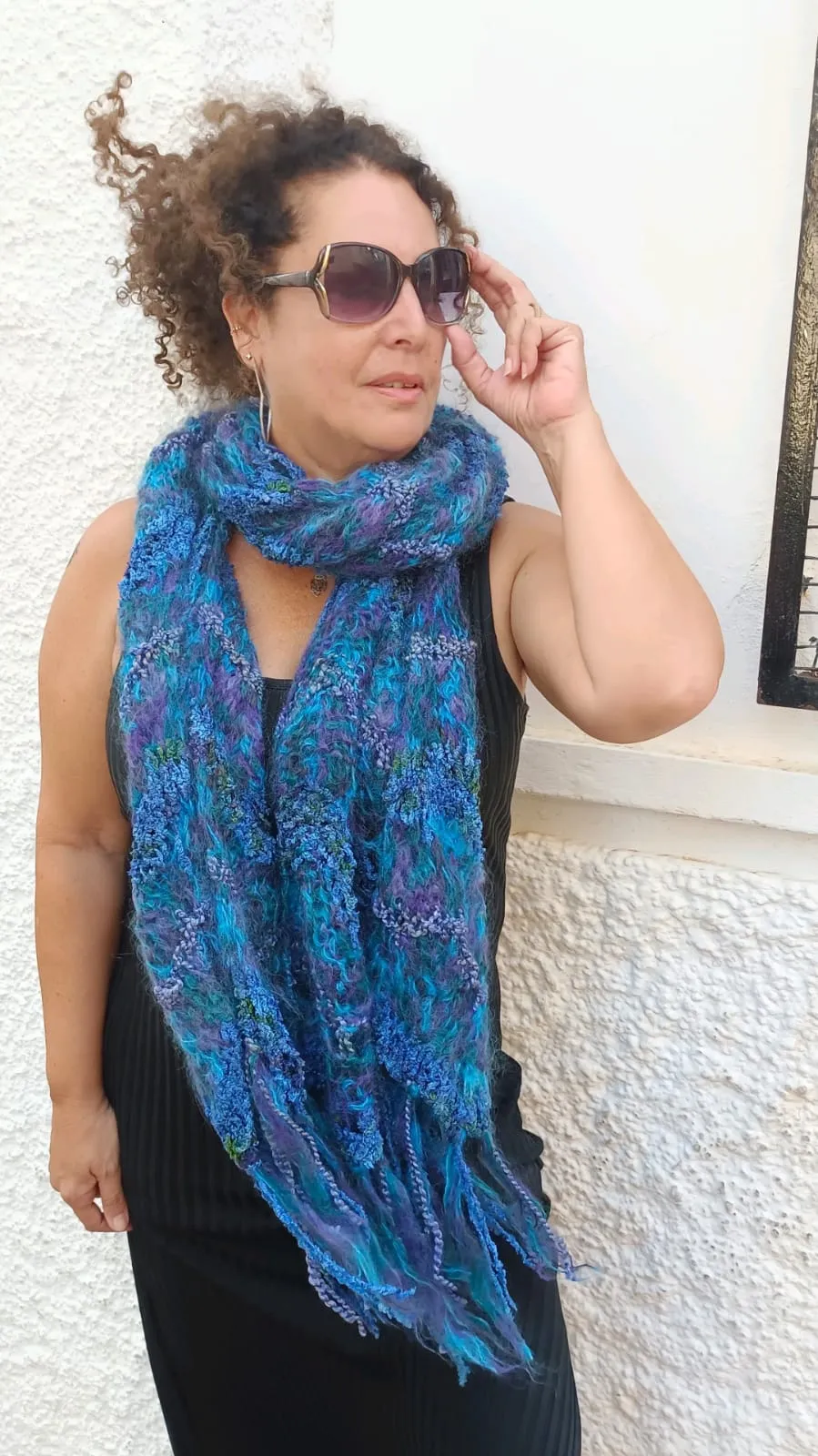 Precious Lapiz Shawl/Scarf