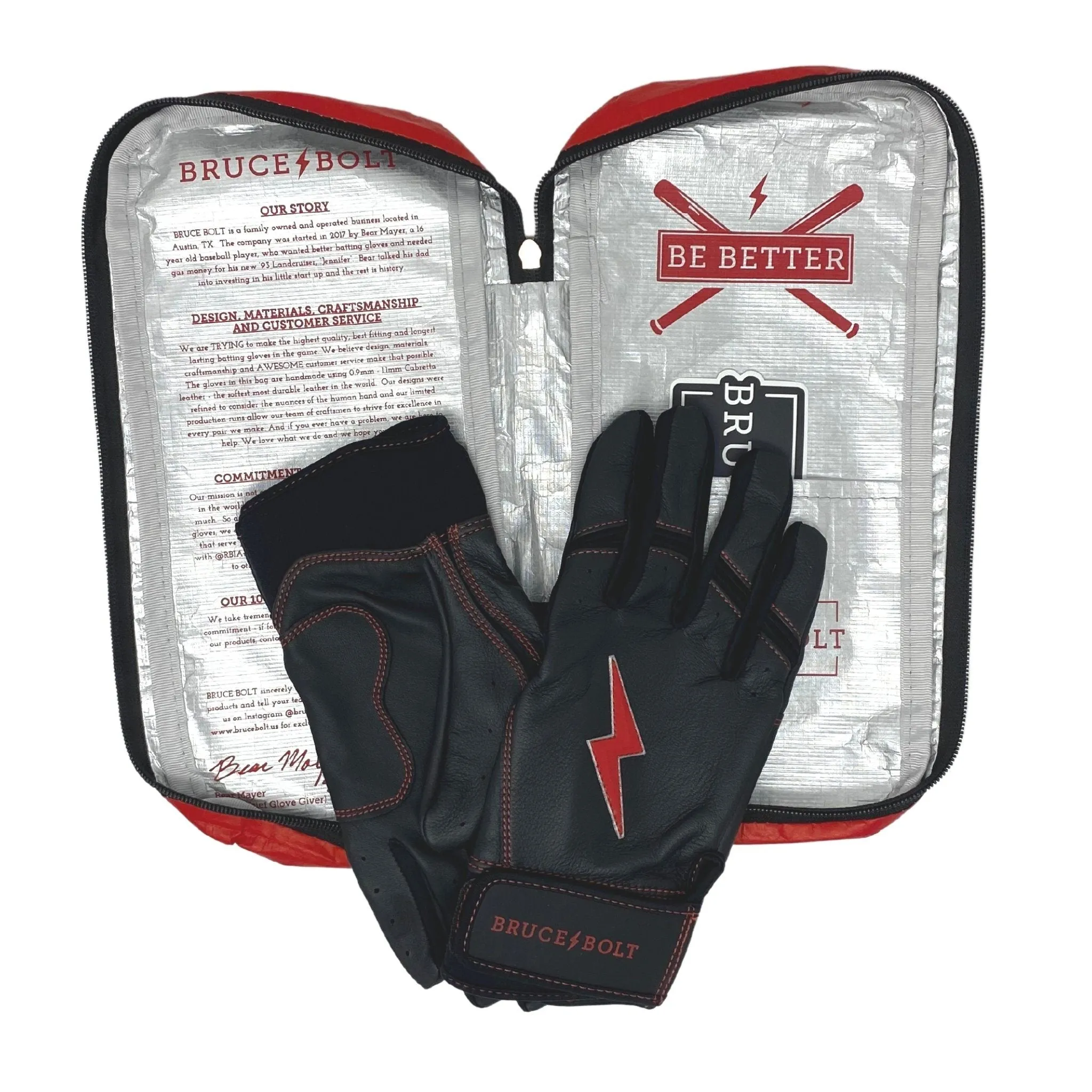 PREMIUM PRO Creator Series Short Cuff Batting Gloves | TC42 BLACK