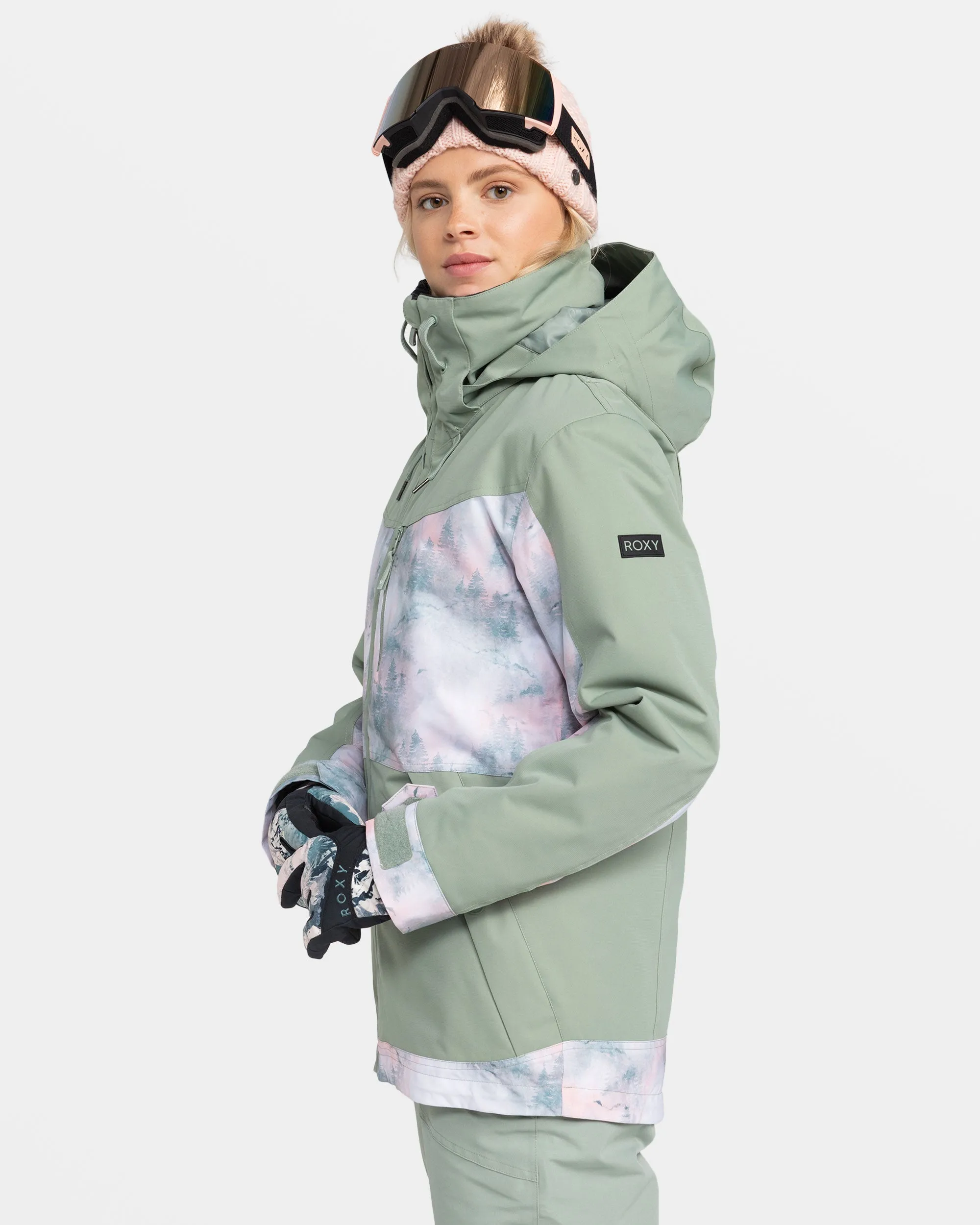 Presence Parka Snow Jacket - Sea Pine Mystery Fog