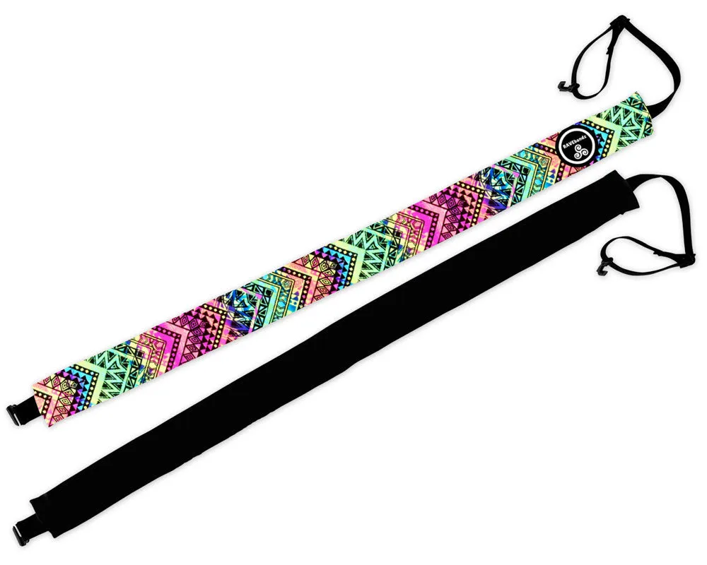 RAVEbandz Adjustable Headbands - (Neon Aztec)