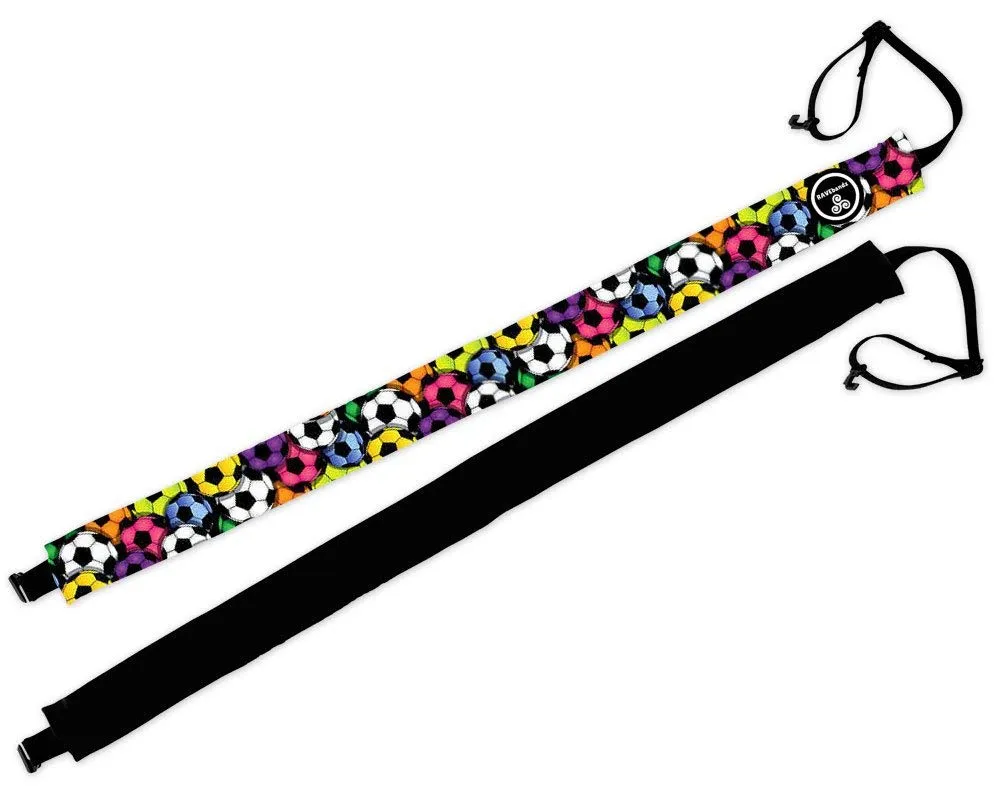 RAVEbandz Adjustable Headbands Soccer - (Multi Color)