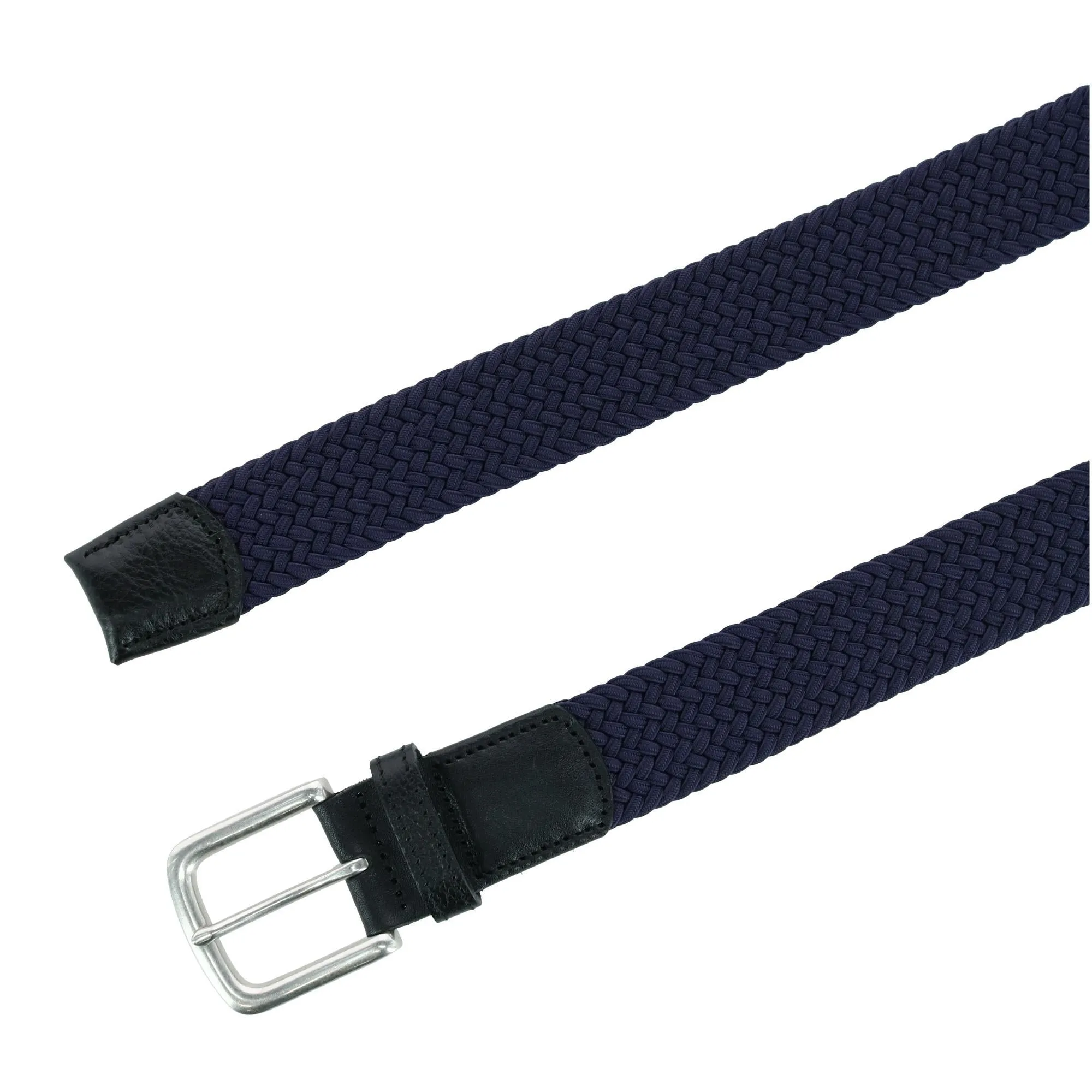 Riverside Big and Tall Solid Stretch Weave Belt