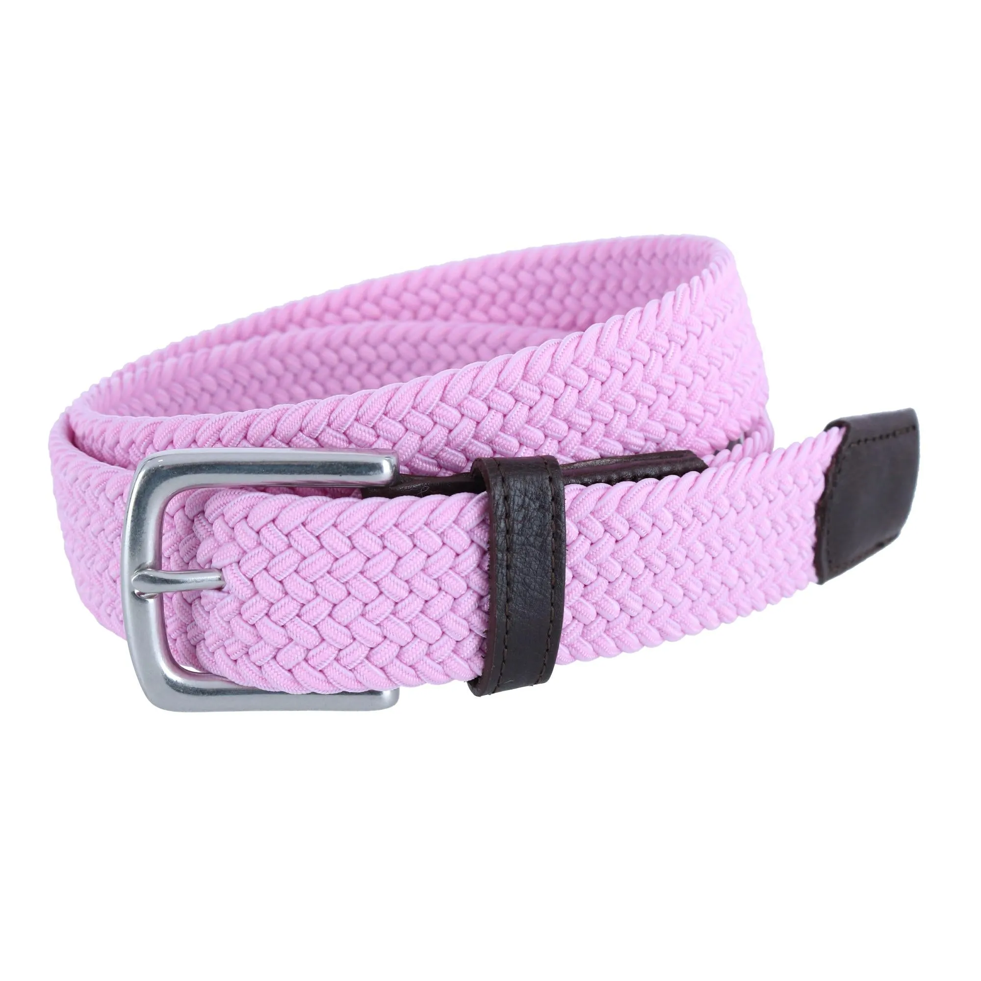 Riverside Big and Tall Solid Stretch Weave Belt