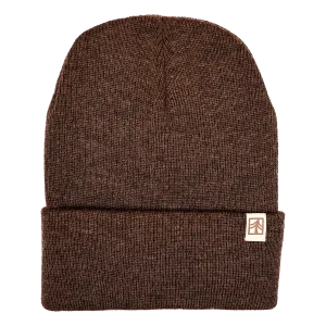 Rustek 100% Merino Wool Watch Cap | Brown