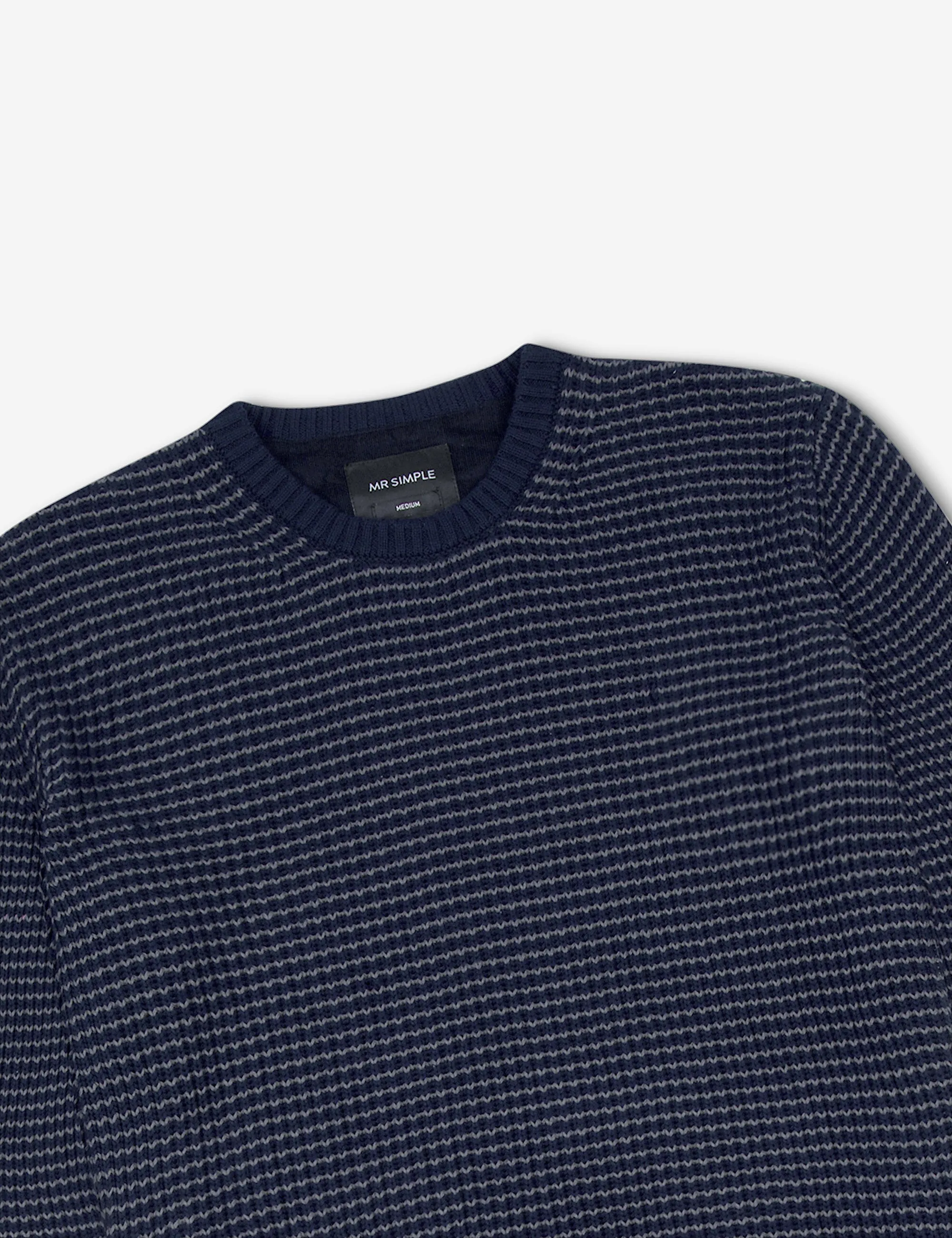 Sailor Chunky Knit - Navy/Graphite