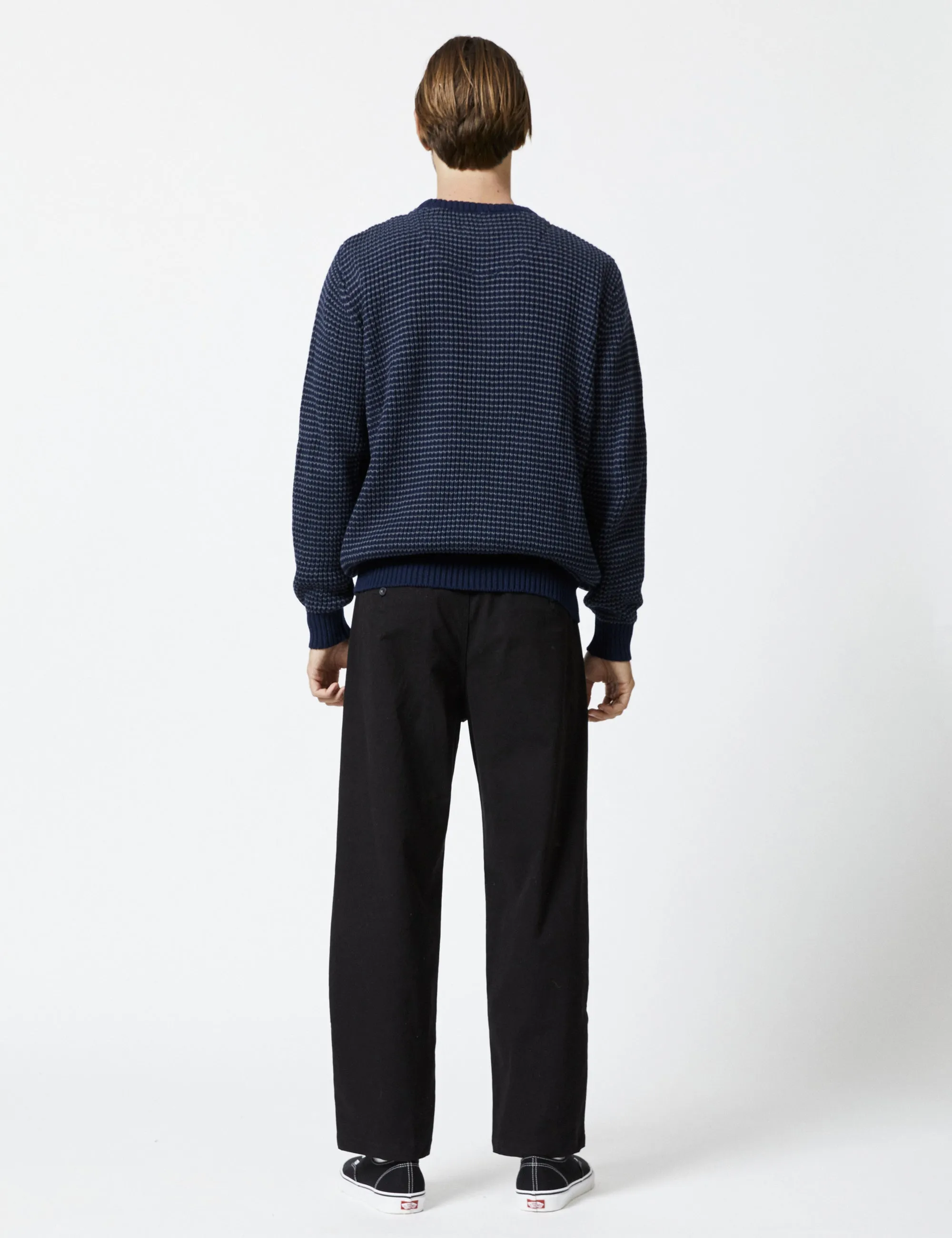 Sailor Chunky Knit - Navy/Graphite