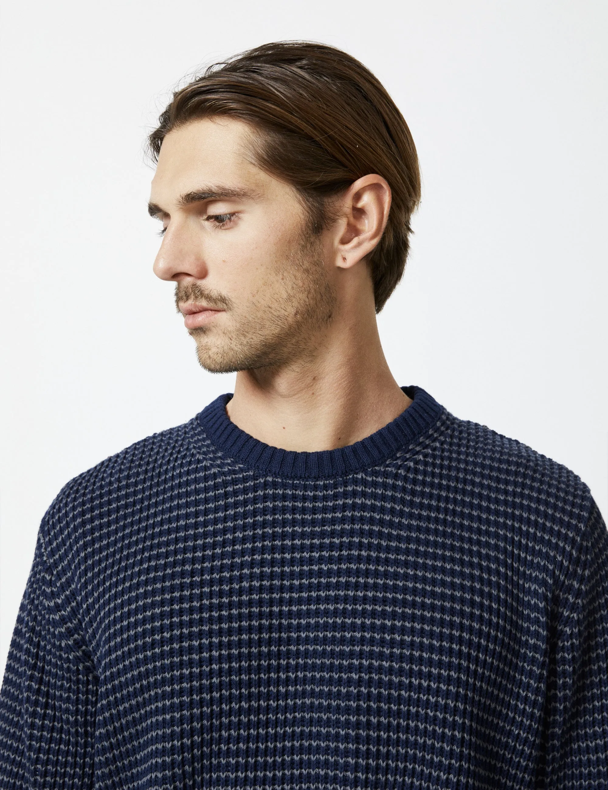 Sailor Chunky Knit - Navy/Graphite