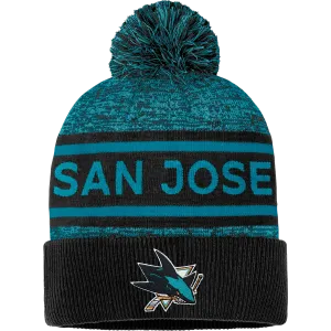 Sharks Pro Rink Cuffed Pom Knit