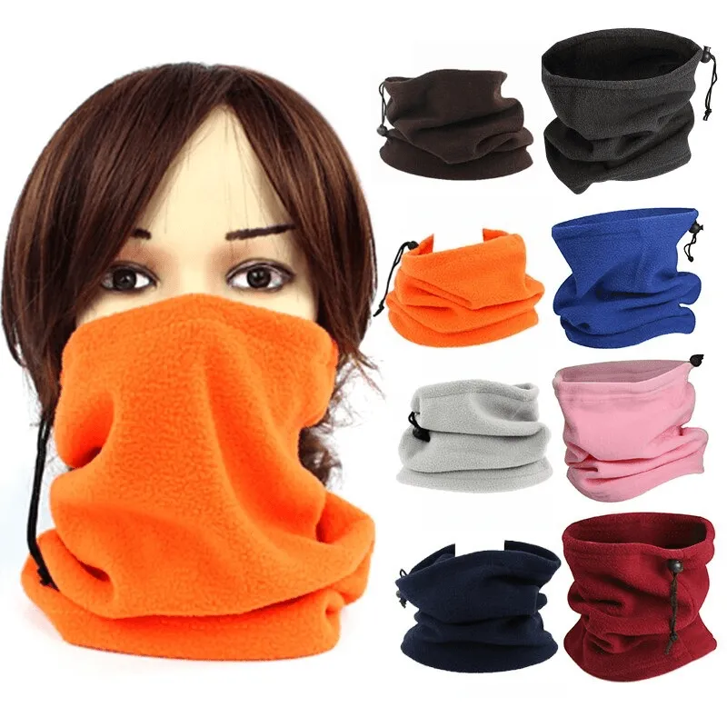 Sports Multi-function Drawcord Polar Fleece Neck Cover - SF0580