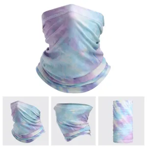 The LEGEND - Neck Gaiter (Lavender / Light Blue Tie Dye)