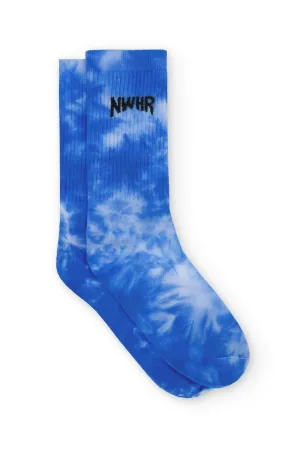 Tie Dye Socks Intense Blue