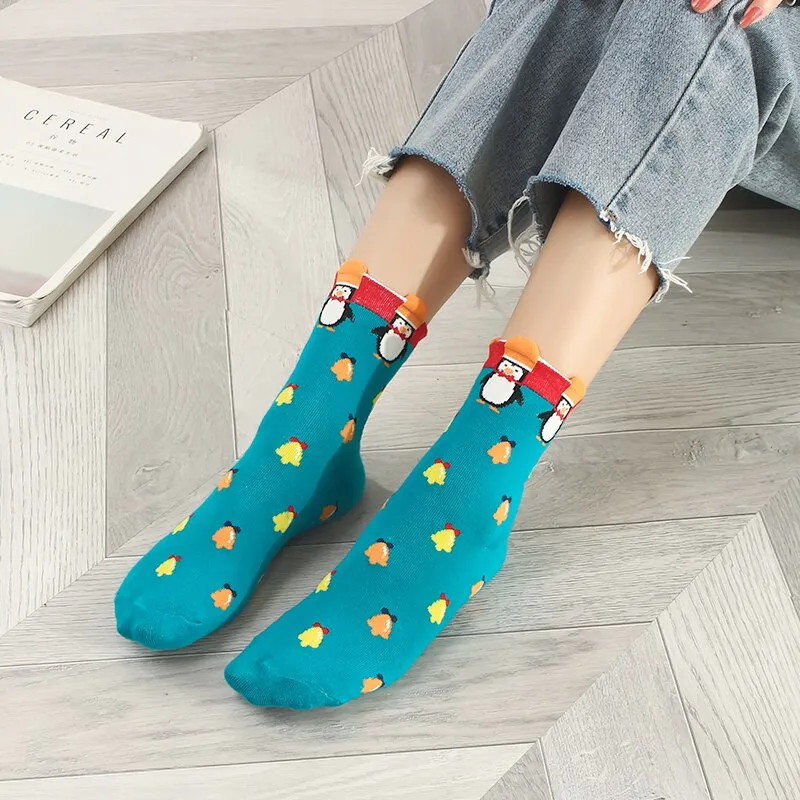 Unisex Cotton Happy Cute Ankle Socks