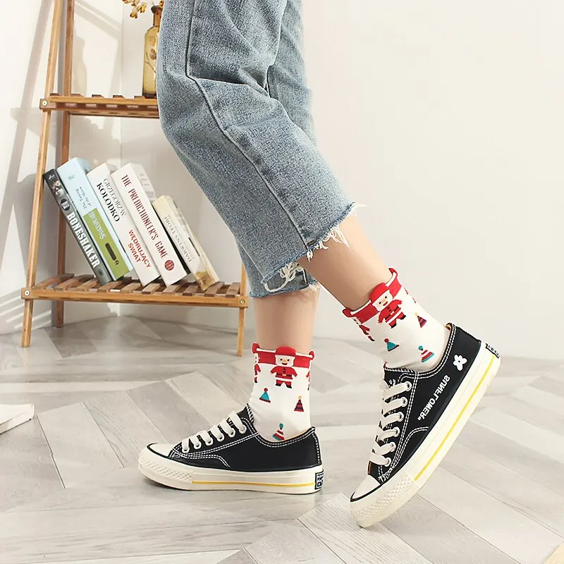 Unisex Cotton Happy Cute Ankle Socks