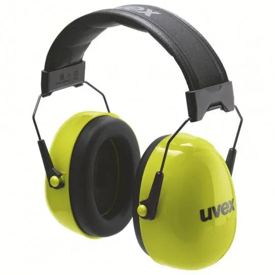 Uvex K20 Hi-Vis Earmuffs (SLC80 30dB, Class 5)